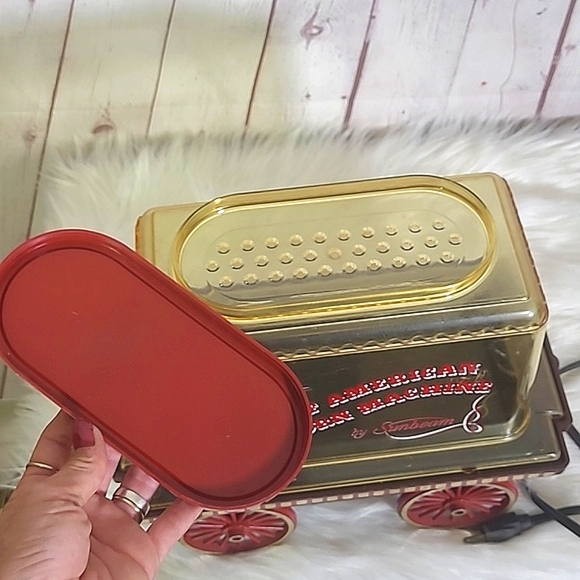 Vintage 70s Sunbeam Great American Popcorn Machine Wagon Corn Popper Collectible - Picture 15 of 17